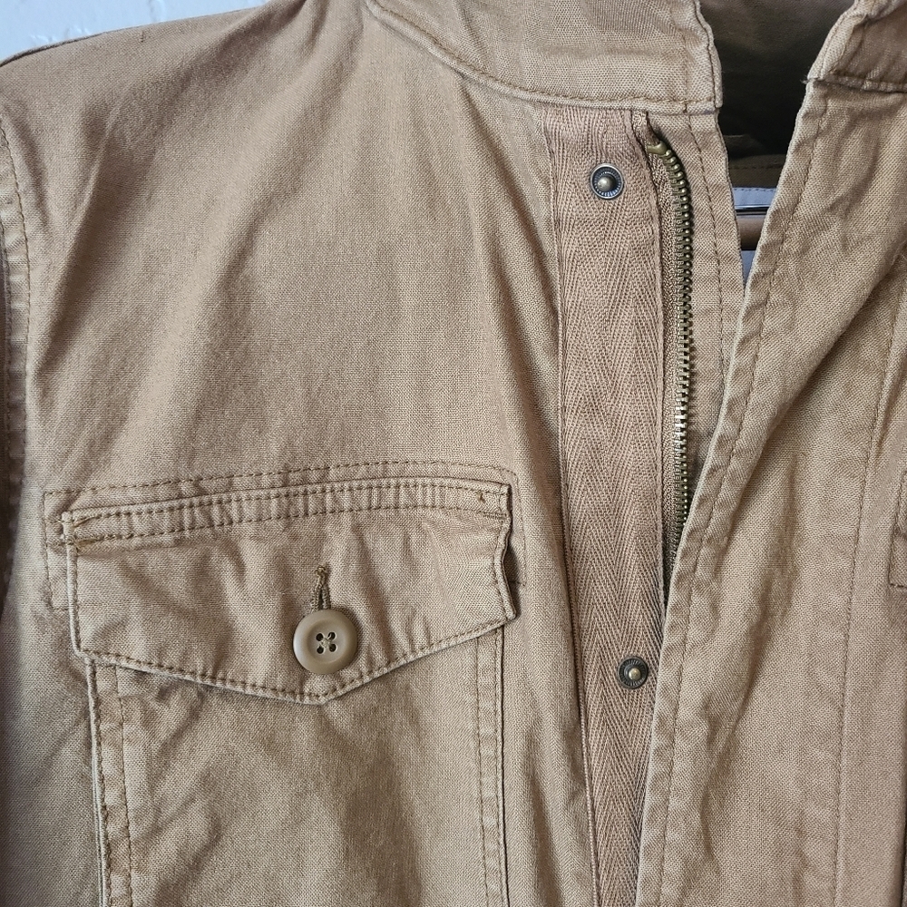 Men's Tan Jacket - Picture 2 of 7
